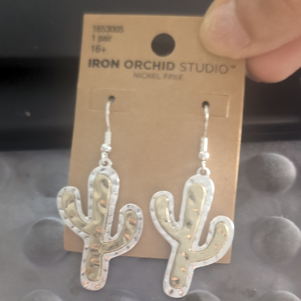 Iron Orchid Studio Cactus Earrings​